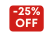 25 off